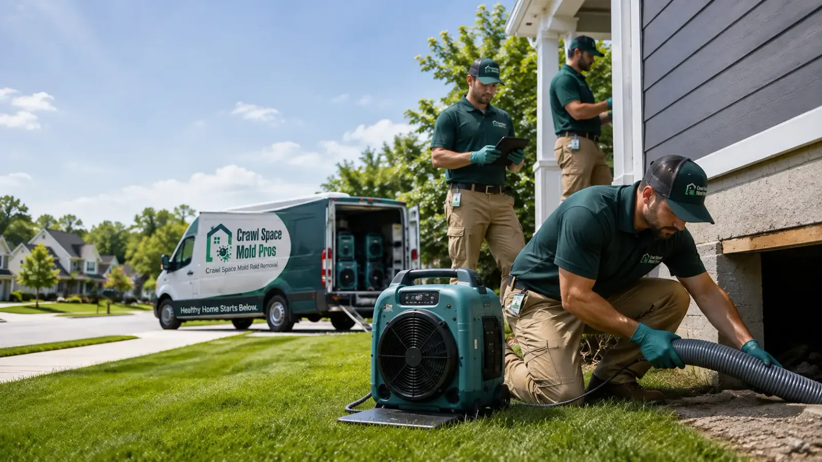 Crawl Space Mold Removal in Linden, TX